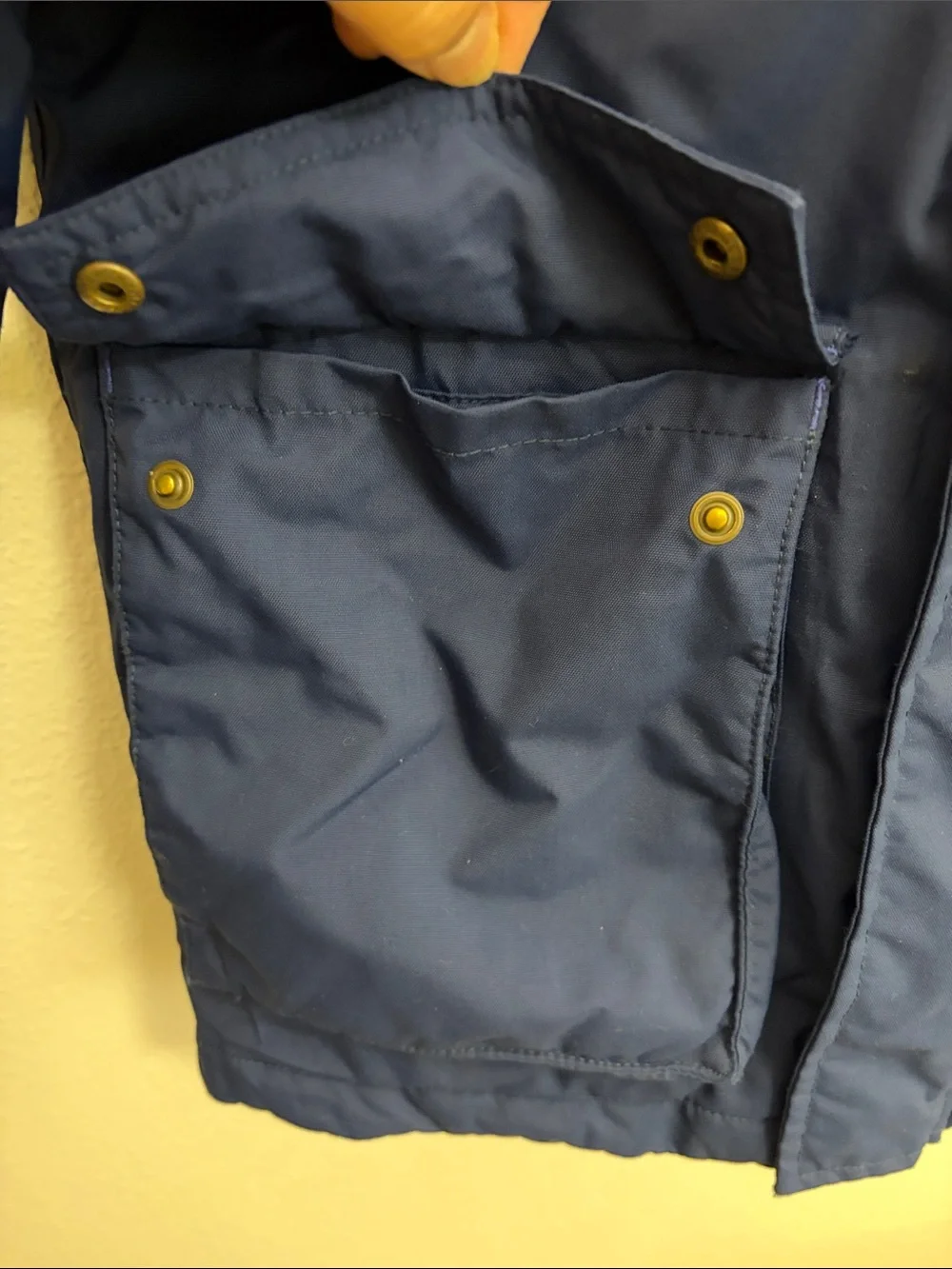 Boden Navy Hooded Winter Kids Jacket